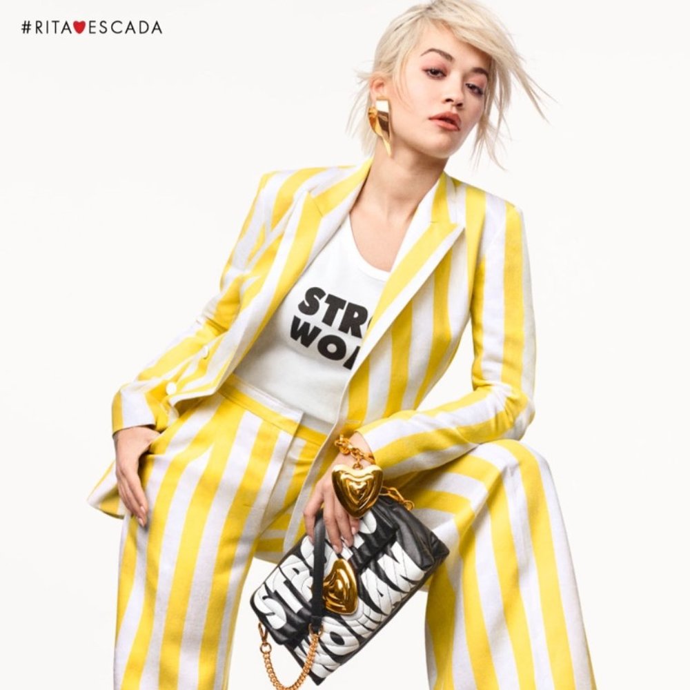 Escada Sport Yellow and White Blazer